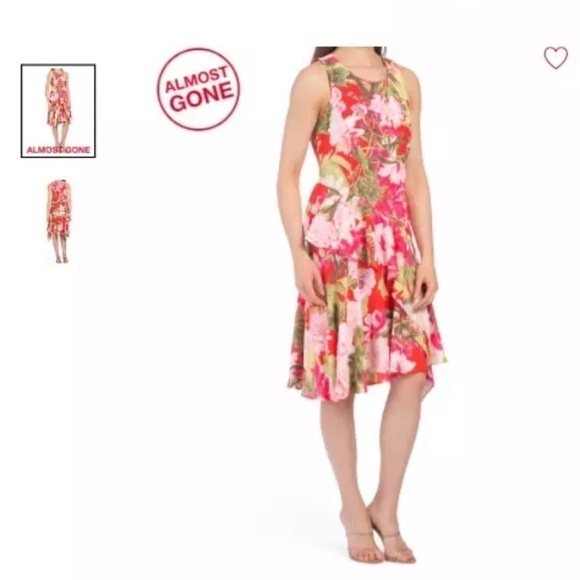 Natori Passion Peony Dress size 2 NWT - Picture 2 of 8